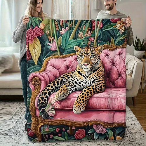 Leopard relaxing chair - leopard,