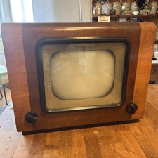 Vintage Wooden & Bakelite Ferguson TV Television - Retro! Model 941 T