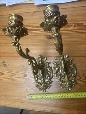 Brass Wall-Mounted Candle