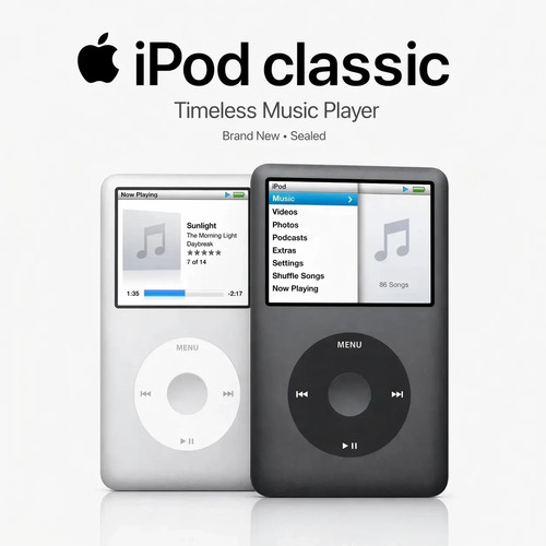 New sealed apple ipod classic - new,