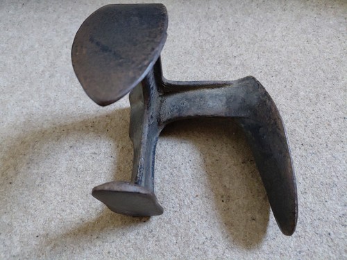 Vintage cast iron triple - vintage, shoe
