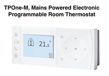 Danfoss TPOne-M Mains Powered Programmable Room Thermostat 230Vac 087N7852 BNIB
