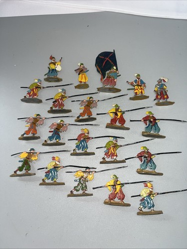Zinnfiguren tin flat soldiers - flat,
