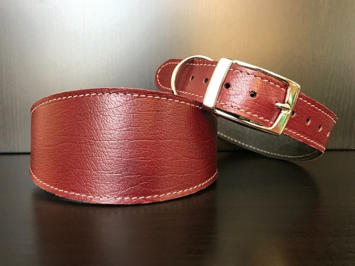 Large leather dog - leather, lined