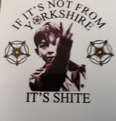 Not from yorkshire - from,