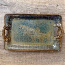 David Ross Pottery Tray Fish