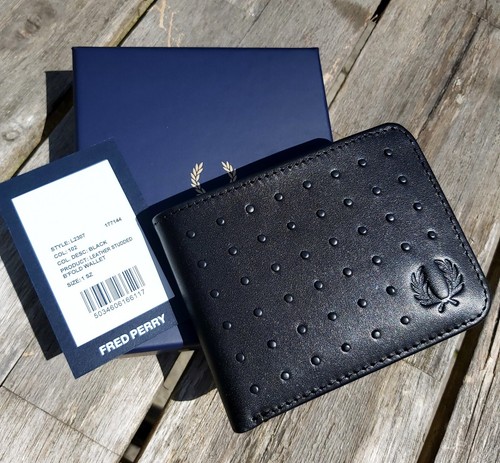 Fred perry black studded - fred,