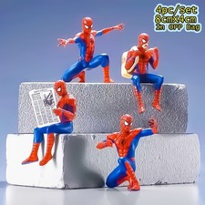 4Pcs/set Marvel Spider Man PVC