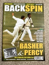 BACKSPIN MAGAZINE ISSUE 8 RETRO CRICKET MAGAZINE
