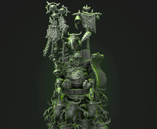 Herald palanquin nurgle - on,