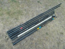 Carp coarse barbel fishing landing net handles job lot FISHING SET UP