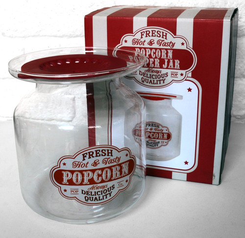 Glass fresh popcorn - glass,