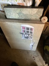 canvas picture banksy 16 inch