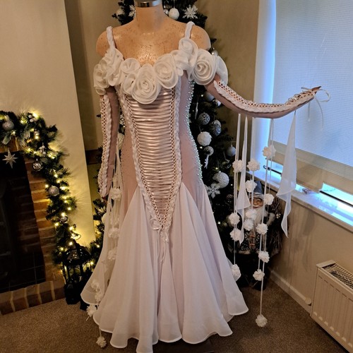 White new ballroom dress - ballroom,