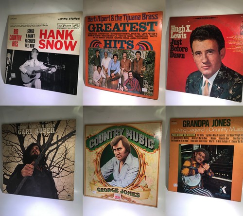 Various vinyl music records - various,