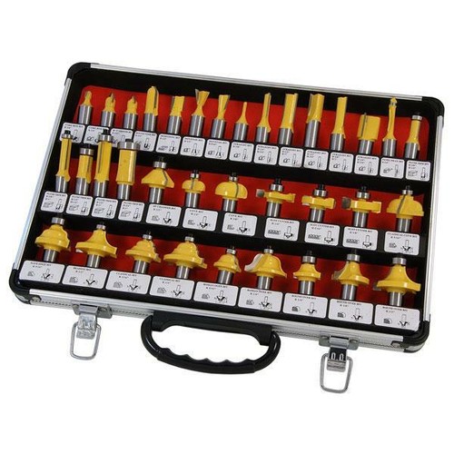 Router bit set piece - bit, 1/2