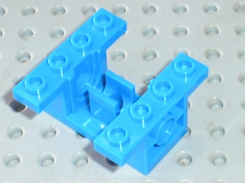 Lego technic blue gearbox - lego,