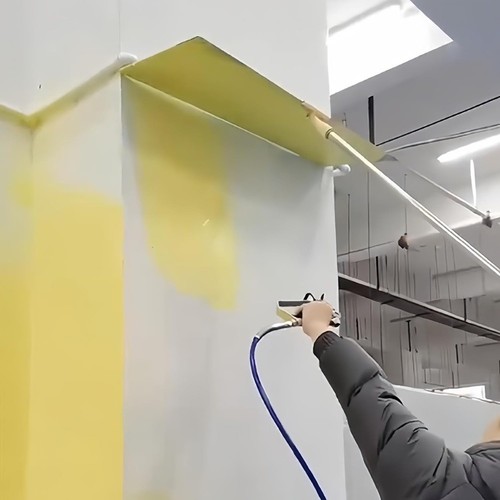 Adjustable paint shield holder - adjustable,