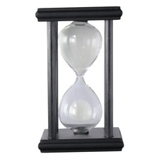 60/30 Minutes Hourglass Sand Timer Vintage Sand Timer Black Sandglass Timer