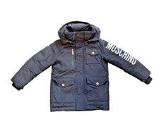 Moschino black coat kid girl