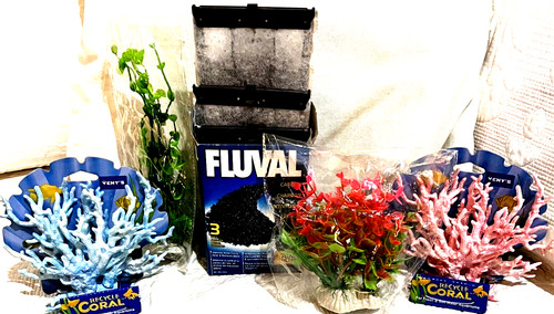 Aquarium resin coral plants - aquarium,
