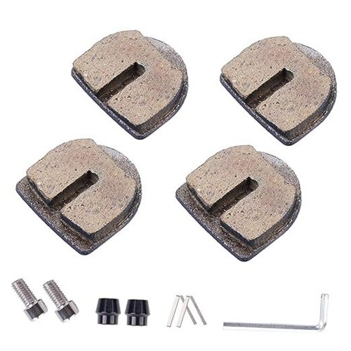 Rounded brake pads for - pads, razor