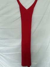 BNWT Zara Red Ribbed V-Neck