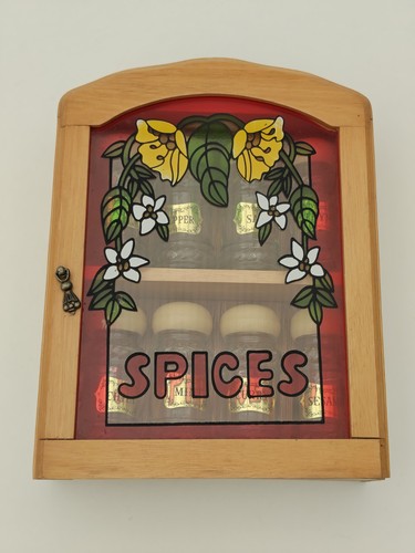 Vintage 70s wooden spice - 70s,