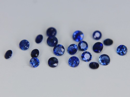 Ceylon blue sapphire - sapphire, 1mm