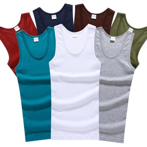 Mens vest tops 100 cotton - mens, 100%