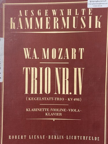 Mozart piano trio kv - eb,