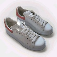 Alexander McQueen Trainers EU 38 UK5 Lizard Skin Pink Heel