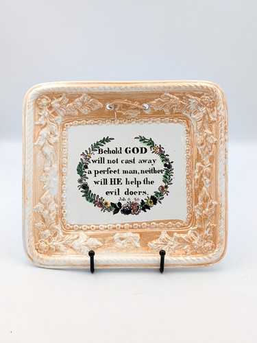 Sunderland lustre plaque job - plaque,