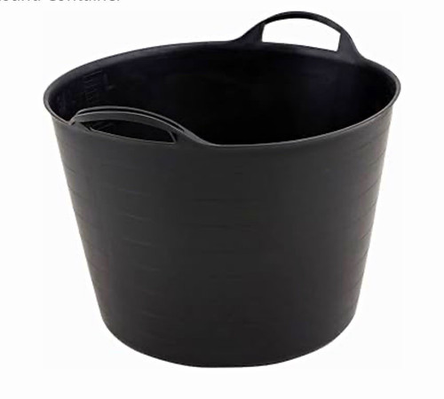 Black plastic flexible 42l - black,