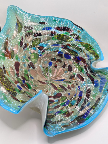 Unmarked art glass decorative - unmarked,