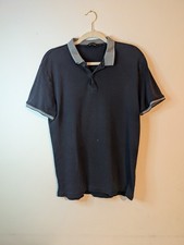 Mens Black Polo T-shirt With