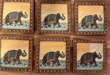 Set of 6 Indian Sheesham Wood