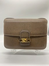 Gucci Vintage Leather Brown Shoulder Bag Authenticity