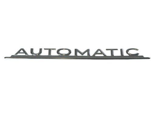 Automatic emblem nameplate