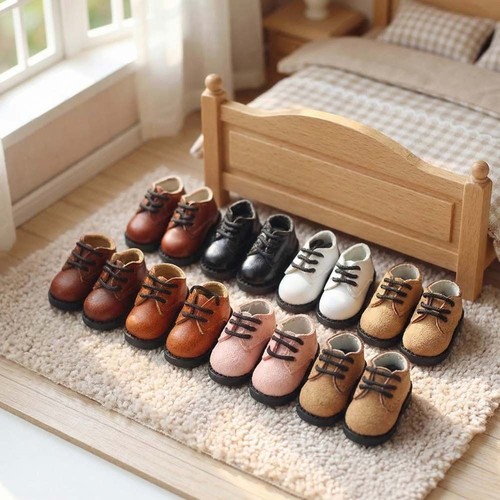 Bjd doll shoes - doll, pu
