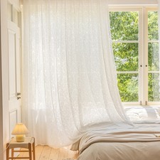 White Lace Window Screening