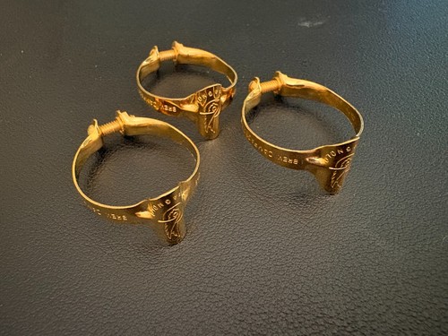 Gold plated campagnolo cable - gold,