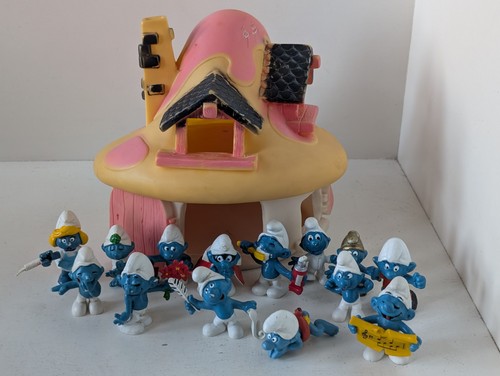 Farmi smurfs mushroom - smurfs, house