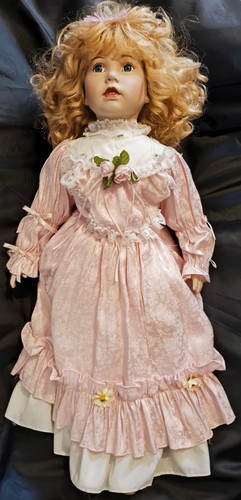 Large 74cm porcelain - large, doll