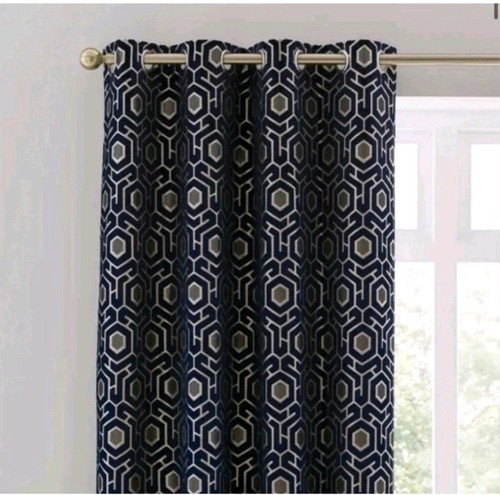 Dunelm geo cut velvet 90x90 - velvet, 90x90"