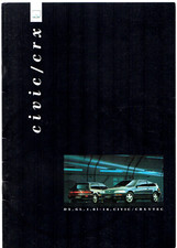 Honda Civic 3-dr & CRX 1991 UK