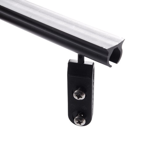 Curtain hanging track system - hanging,