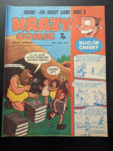 Krazy comic 9th july - comic, 1977