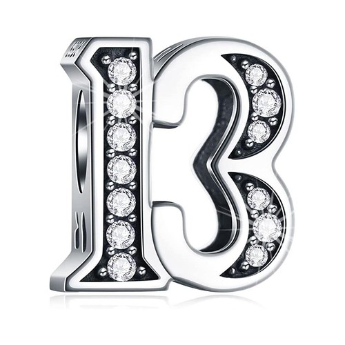 13th birthday charm for - 13th,