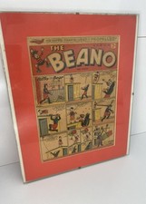 The Beano Comic 1956 September 15th Vintage 35 x 28cm Framed Christmas Gift